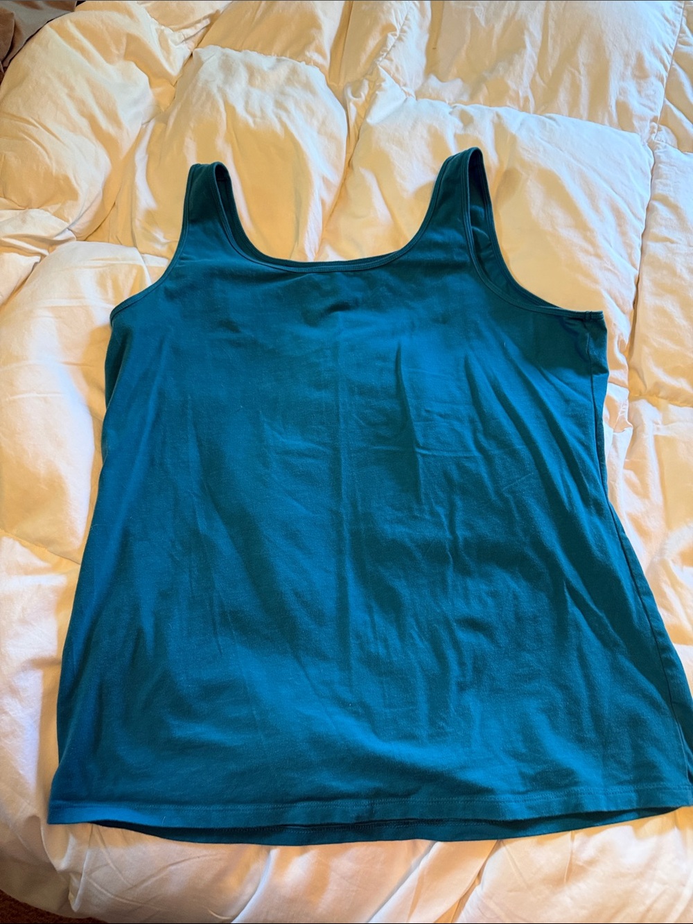 Duluth Trading Co Teal Tank Top